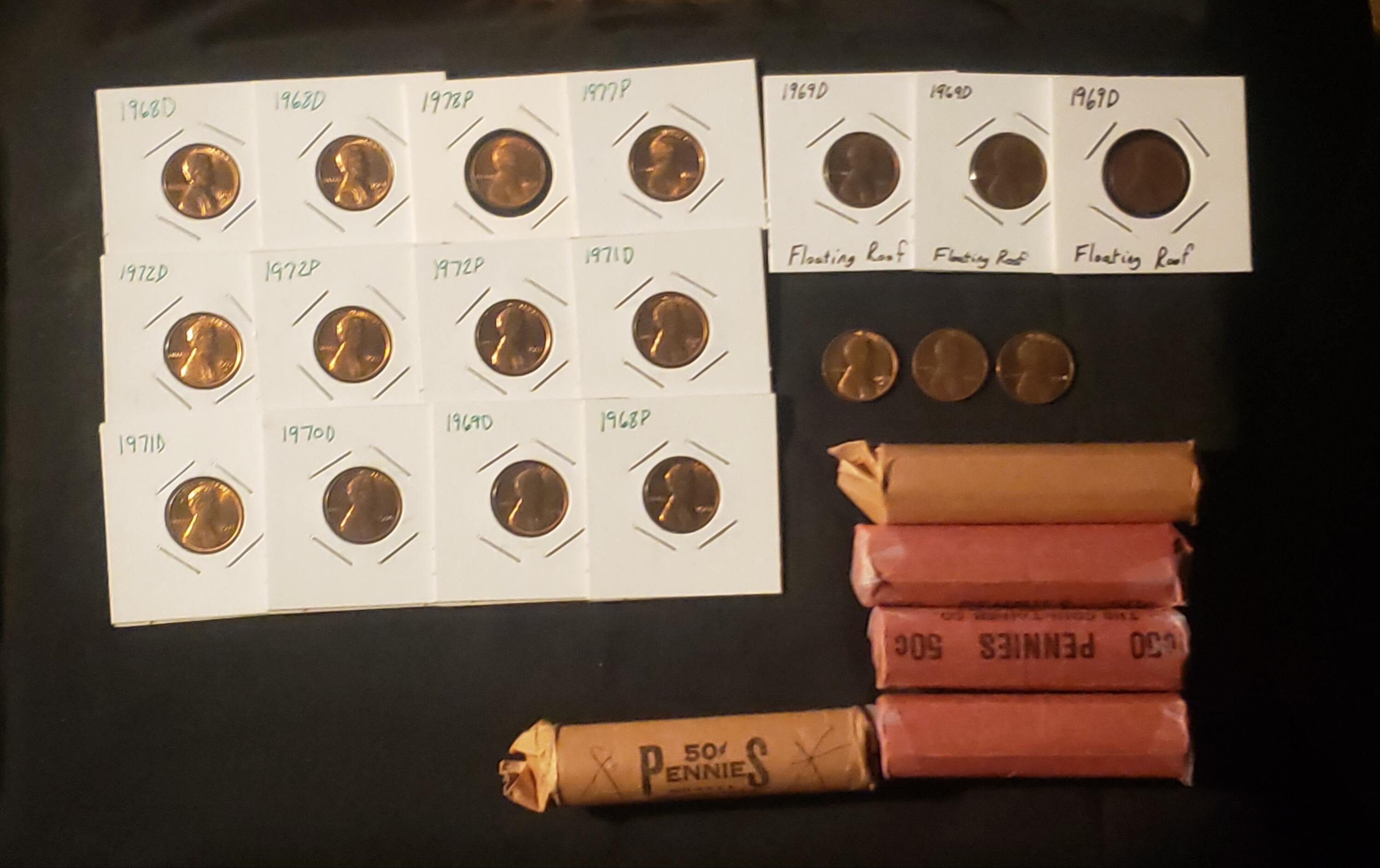 1973-D-Penny---Collector-Bank-Dump---Approximate-Grade-Pls